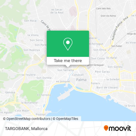 mapa TARGOBANK