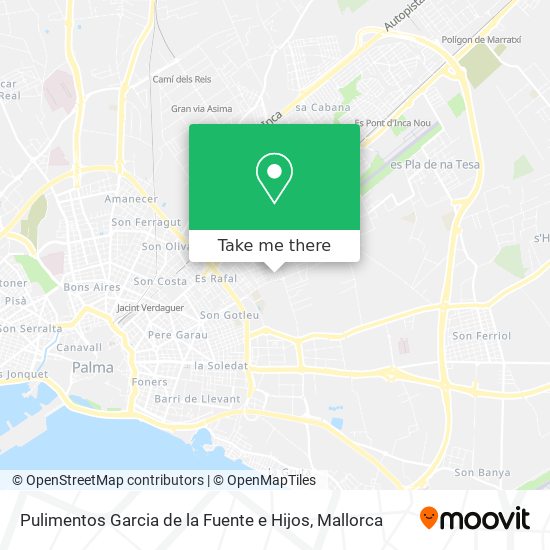 mapa Pulimentos Garcia de la Fuente e Hijos