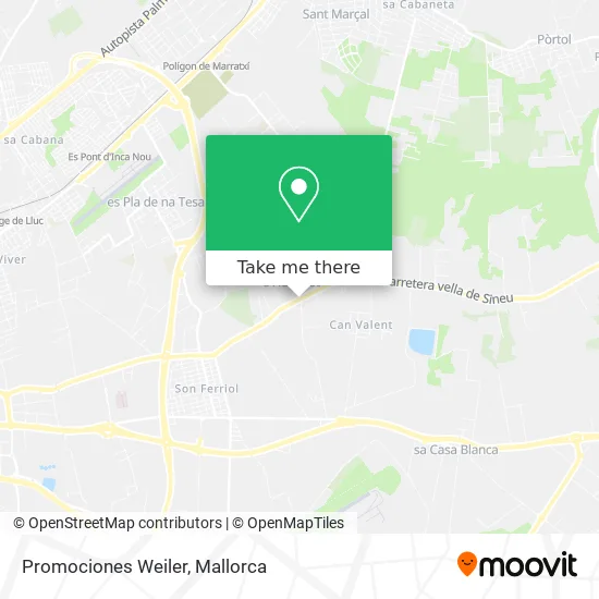 Promociones Weiler map