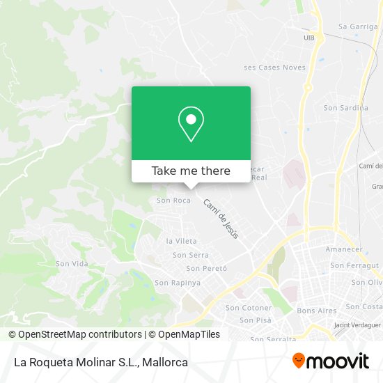 La Roqueta Molinar S.L. map