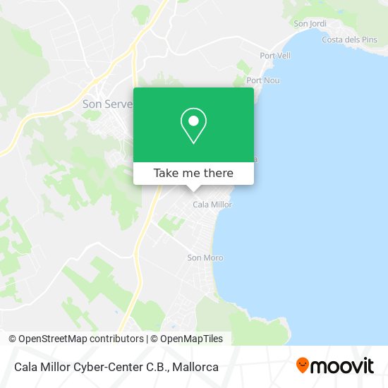 Cala Millor Cyber-Center C.B. map