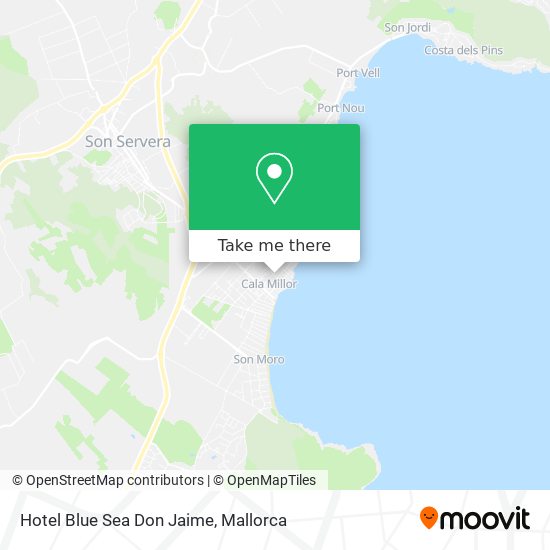 Hotel Blue Sea Don Jaime map