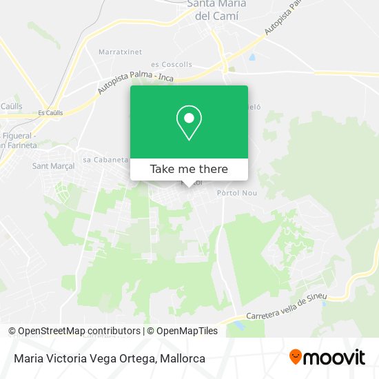 Maria Victoria Vega Ortega map