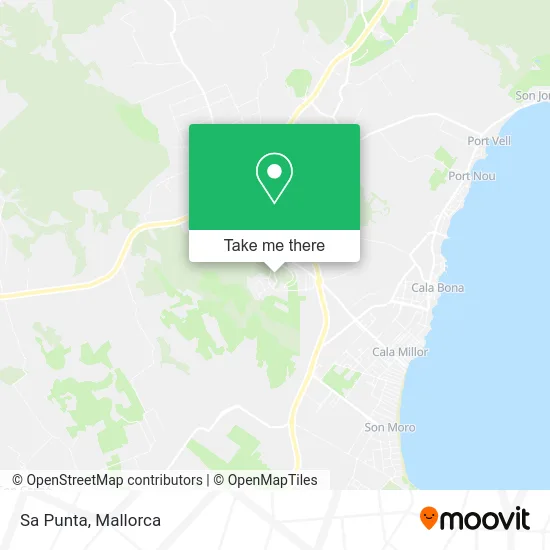 Sa Punta map