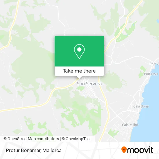 Protur Bonamar map