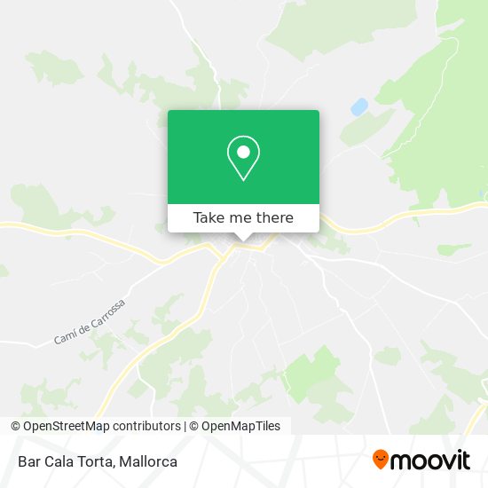 mapa Bar Cala Torta
