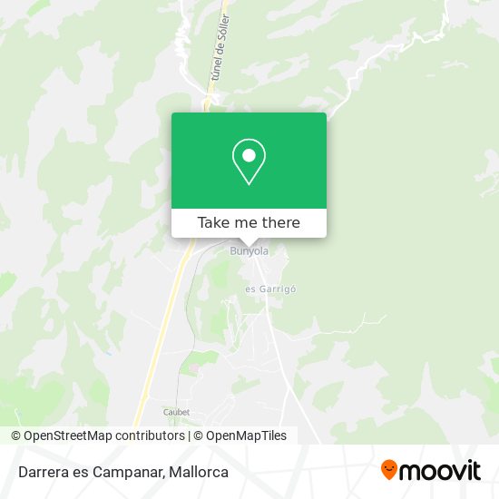 Darrera es Campanar map