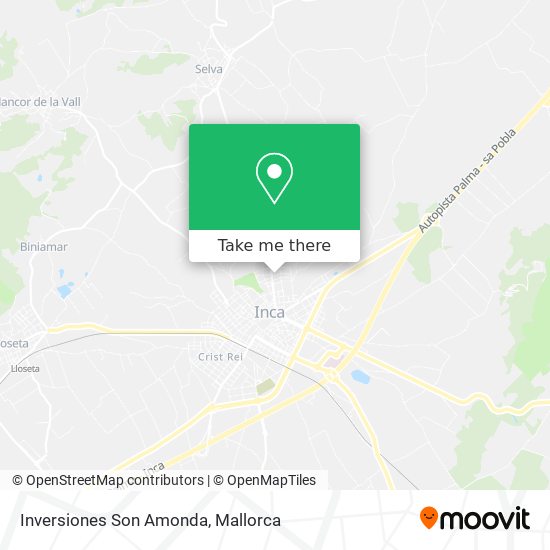 Inversiones Son Amonda map