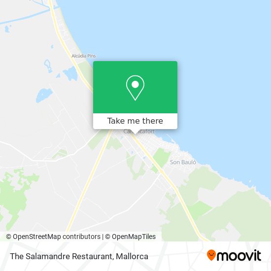 The Salamandre Restaurant map