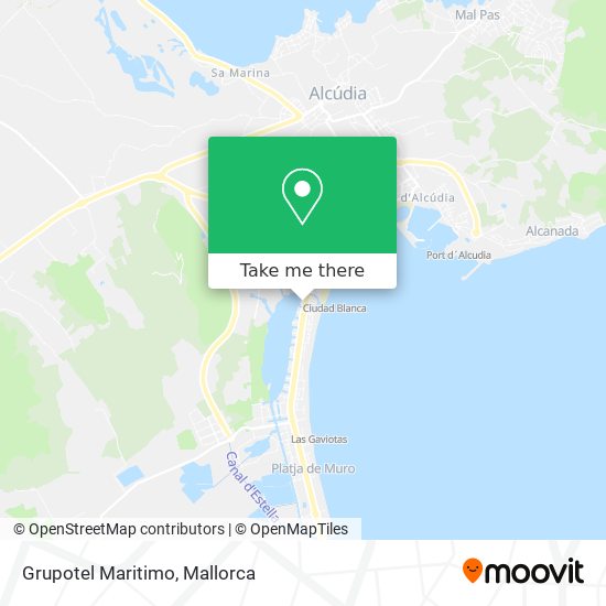 Grupotel Maritimo map