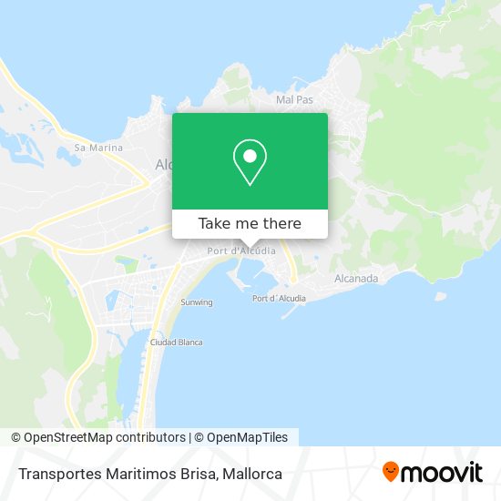 Transportes Maritimos Brisa map