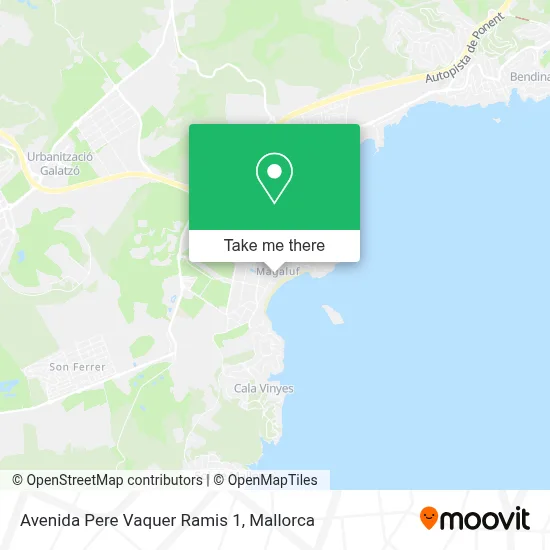 Avenida Pere Vaquer Ramis 1 map