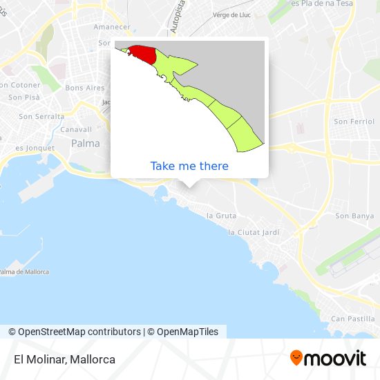 mapa El Molinar