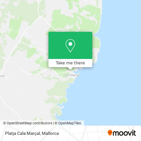 Platja Cala Marçal map