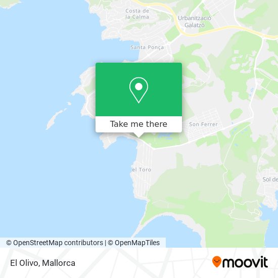 mapa El Olivo
