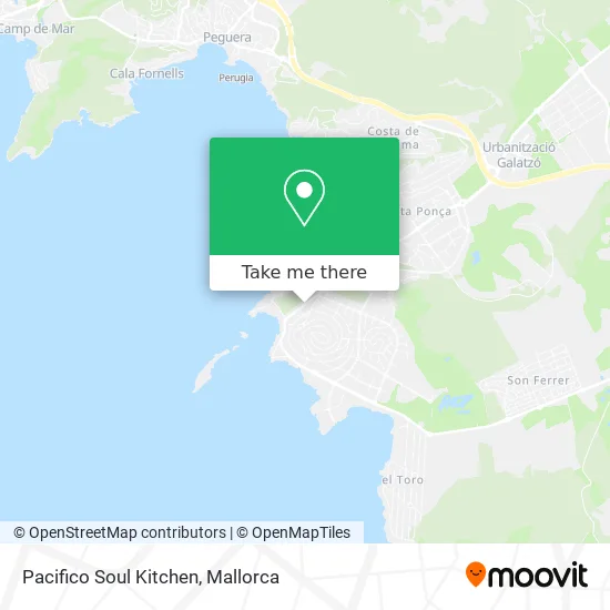 Pacifico Soul Kitchen map