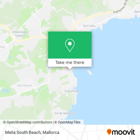 Meliá South Beach map