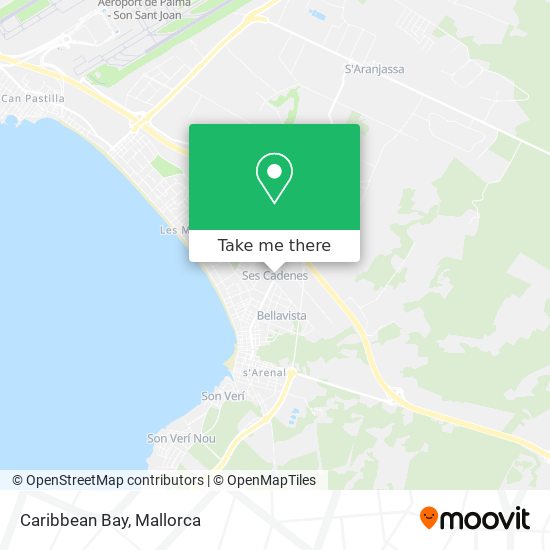 mapa Caribbean Bay