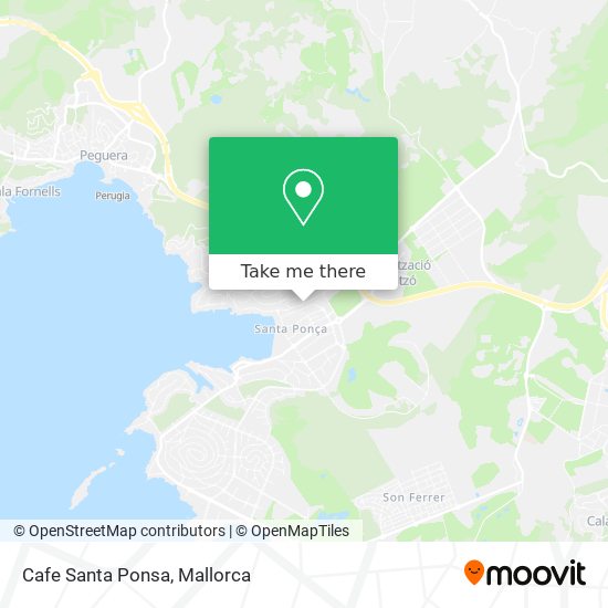 Cafe Santa Ponsa map