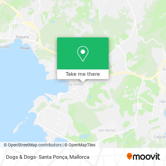 Dogs & Dogs- Santa Ponça map
