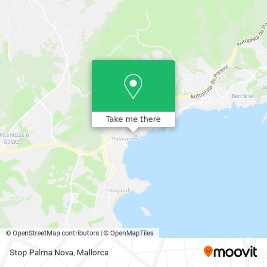 Stop Palma Nova map