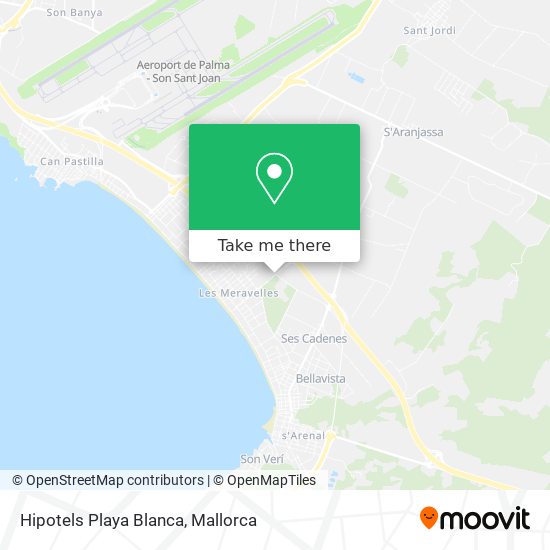 mapa Hipotels Playa Blanca