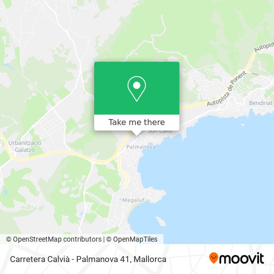 mapa Carretera Calvià - Palmanova 41