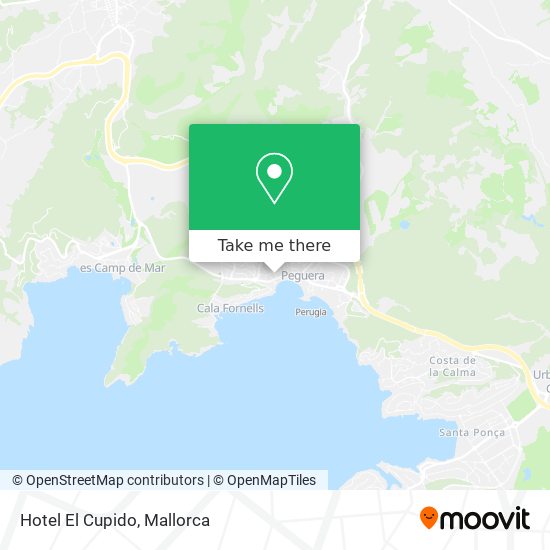 Hotel El Cupido map