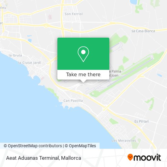 Aeat Aduanas Terminal map
