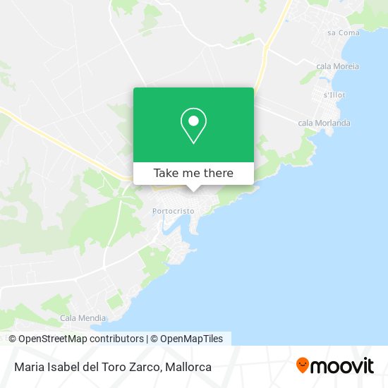 mapa Maria Isabel del Toro Zarco