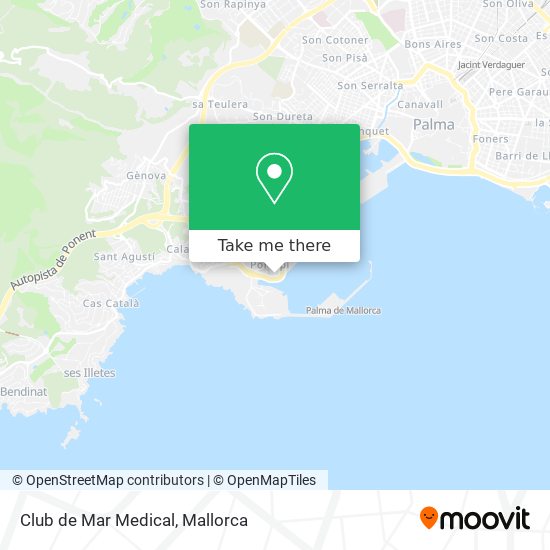 mapa Club de Mar Medical