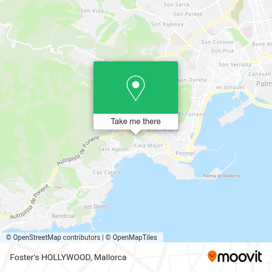 Foster's HOLLYWOOD map