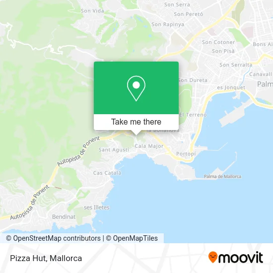 Pizza Hut map