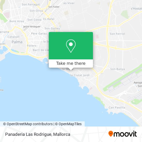 mapa Panaderia Las Rodrigue