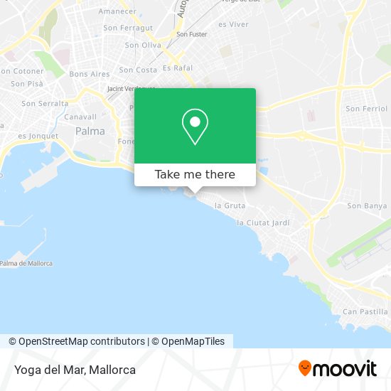 Yoga del Mar map
