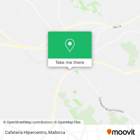 mapa Cafeteria Hipercentro