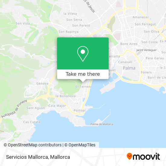 Servicios Mallorca map