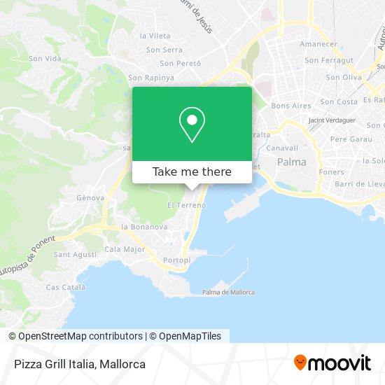 Pizza Grill Italia map