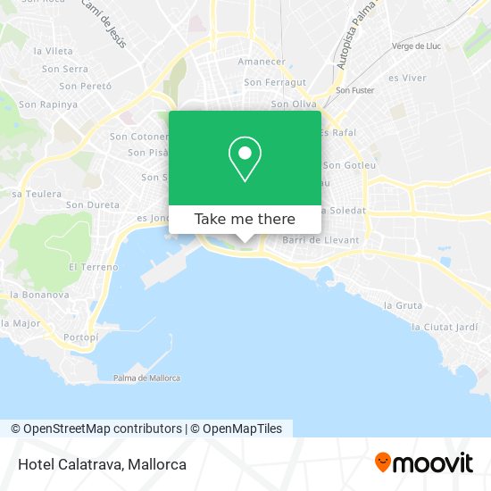 Hotel Calatrava map