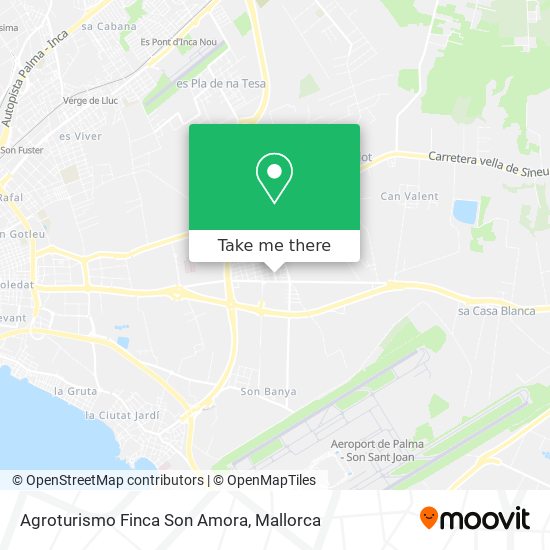 Agroturismo Finca Son Amora map