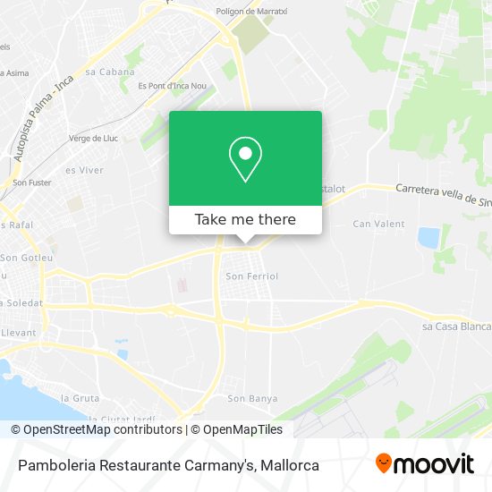 Pamboleria Restaurante Carmany's map