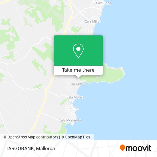 mapa TARGOBANK