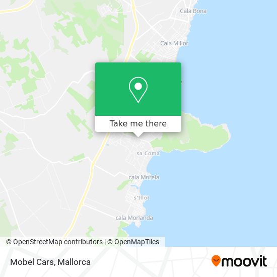 Mobel Cars map