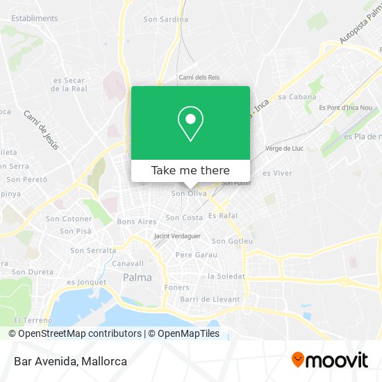 mapa Bar Avenida