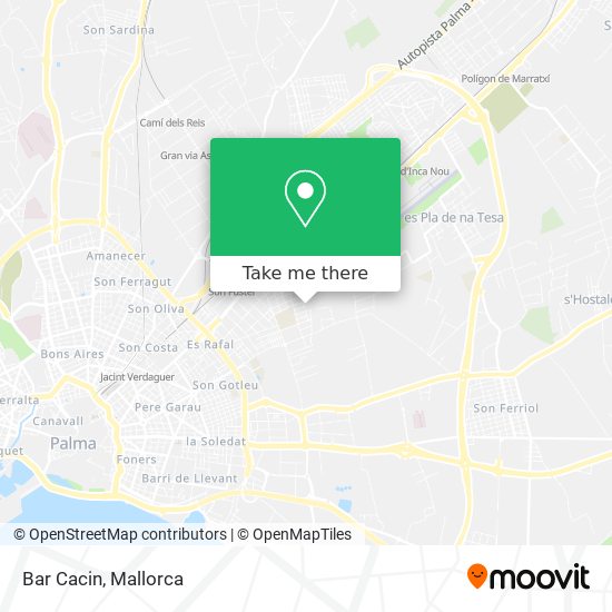 Bar Cacin map