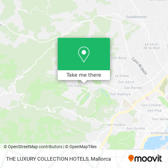 THE LUXURY COLLECTION HOTELS map