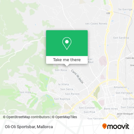 mapa Oli-Oli Sportsbar