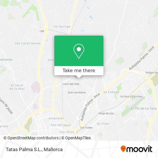 Tatas Palma S.L. map