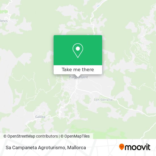 mapa Sa Campaneta Agroturismo