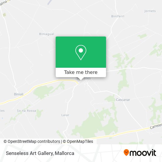 Senseless Art Gallery map